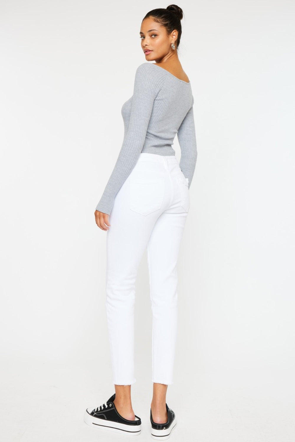 KanCan Mid Rise Ankle Skinny Jeans
