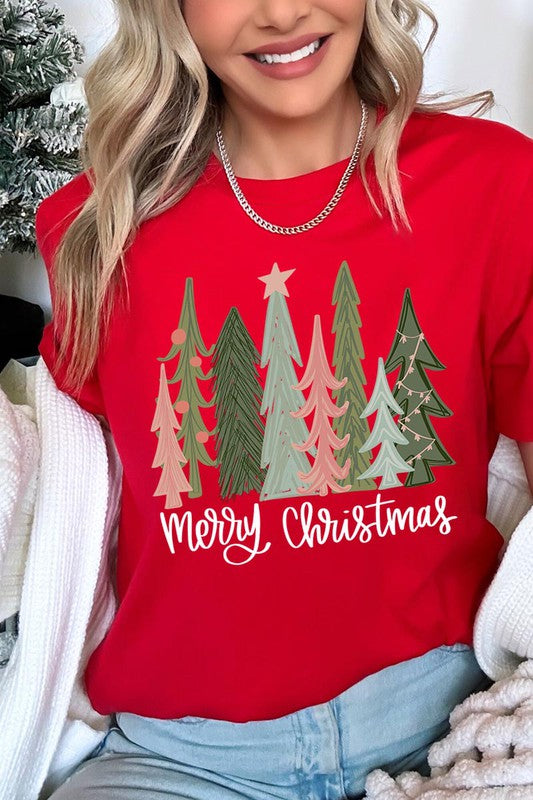 Christmas Tree Merry Christmas Tree Tee