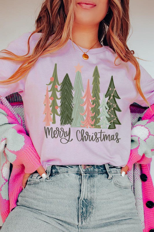 Christmas Tree Merry Christmas Tree Tee