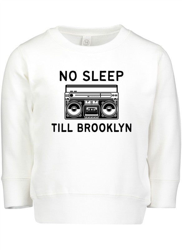 Cassette No Sleep Till Brooklyn Toddler Sweatshirt