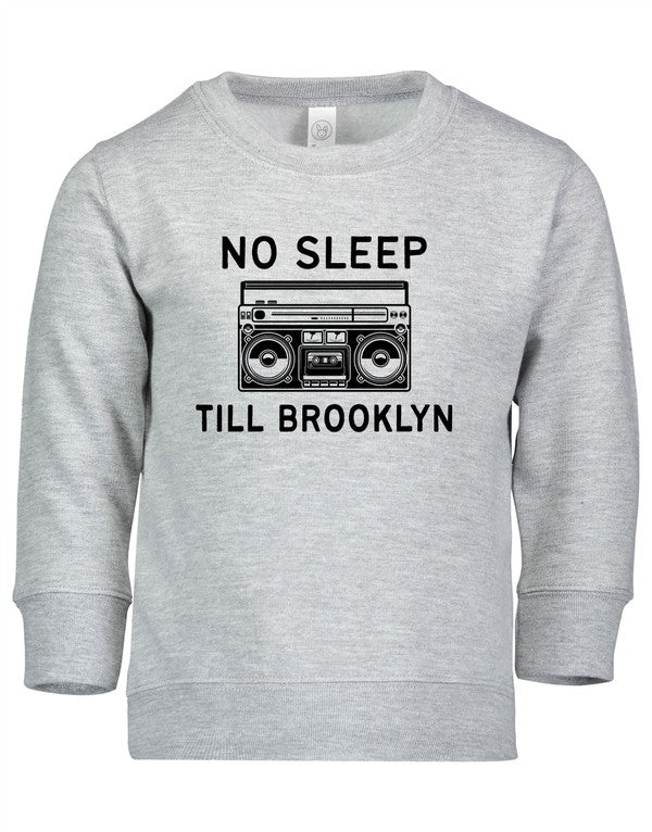 Cassette No Sleep Till Brooklyn Toddler Sweatshirt
