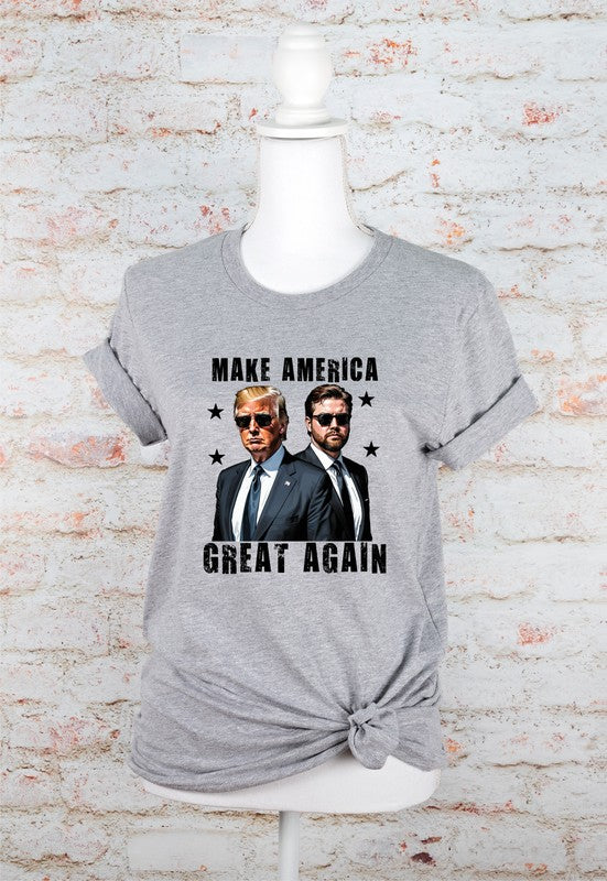 Make America Great Again Trump Vance Tee-Plus
