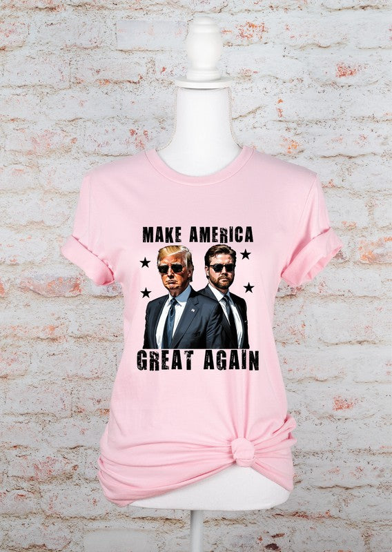 Make America Great Again Trump Vance Tee-Plus
