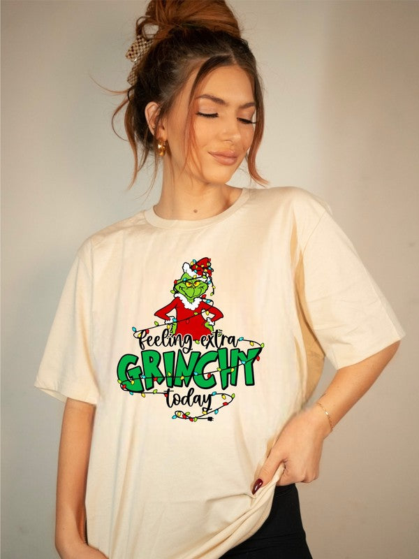 Feeling Extra Grinchy Today Tee-Plus