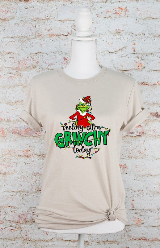 Feeling Extra Grinchy Today Tee-Plus