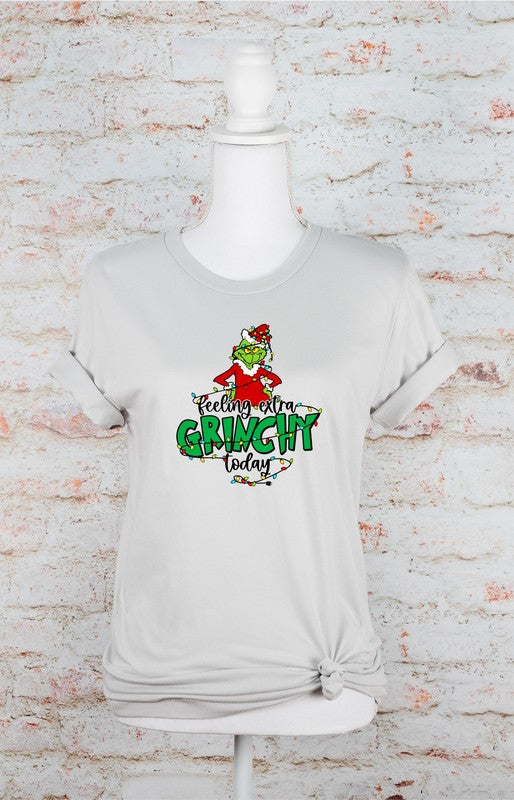 Feeling Extra Grinchy Today Tee-Plus