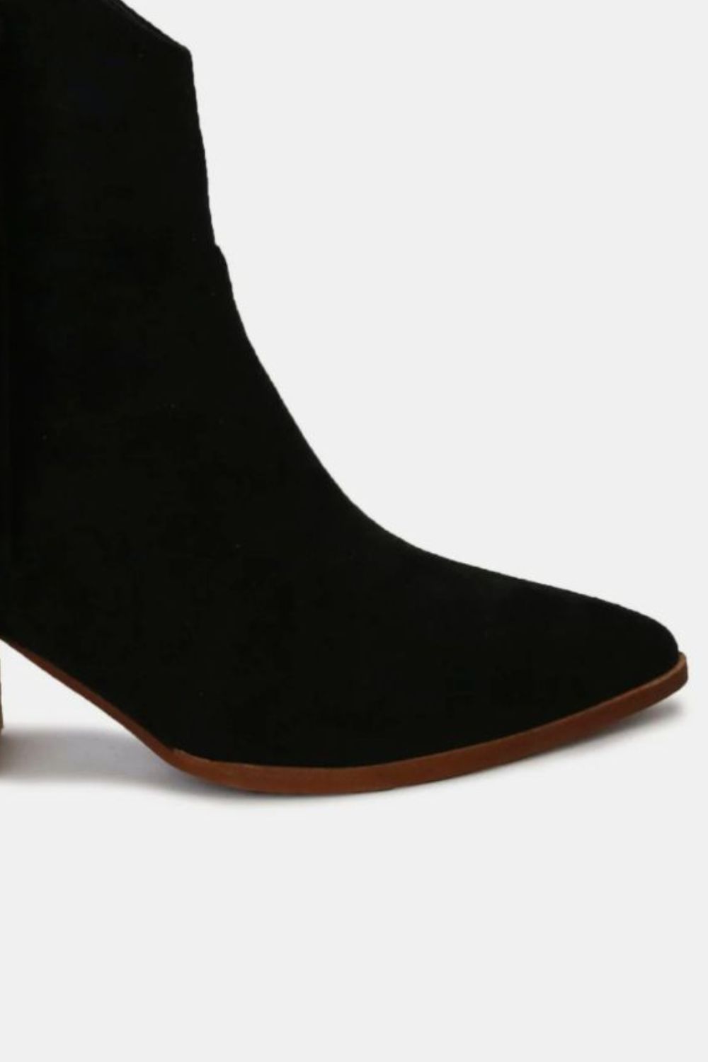 Beast Fashion Suede Fringe Ankle Boots