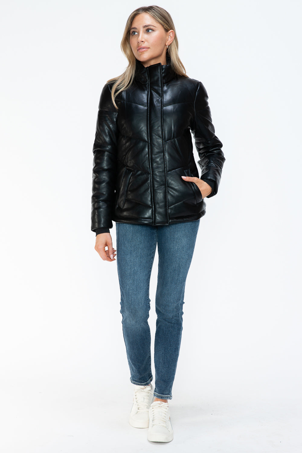 Snobbish Pocketed Puffer Jacket