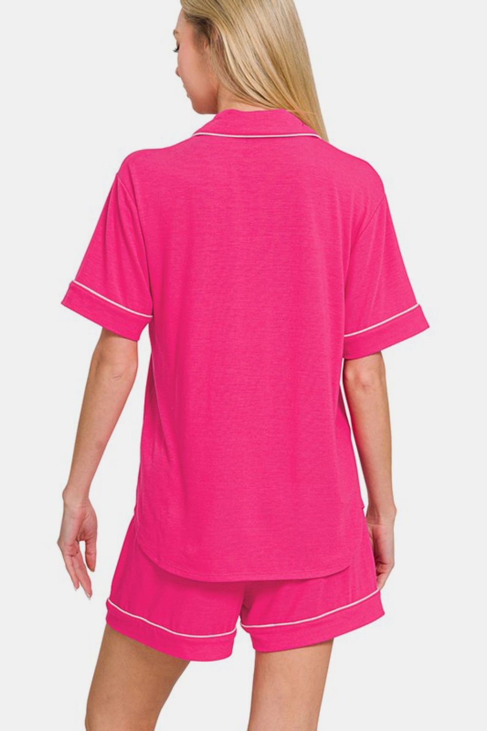 Zenana Top and Shorts Lounge Set