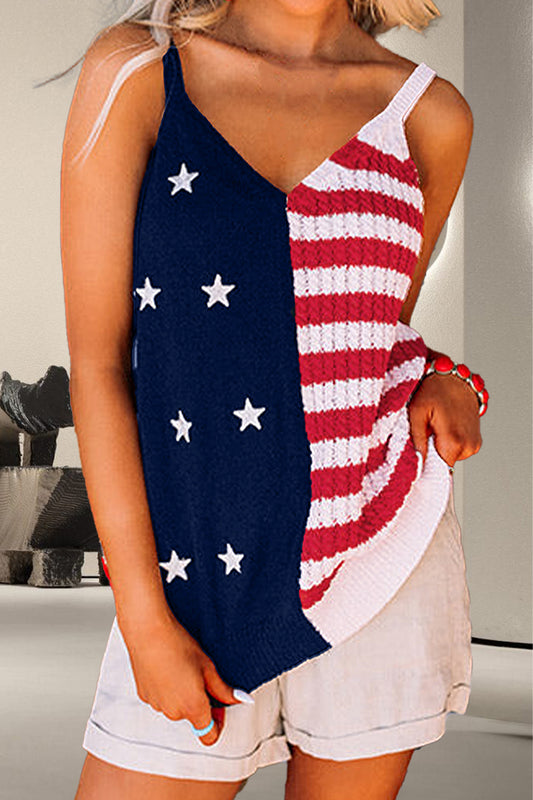 Patriotic Knit Cami