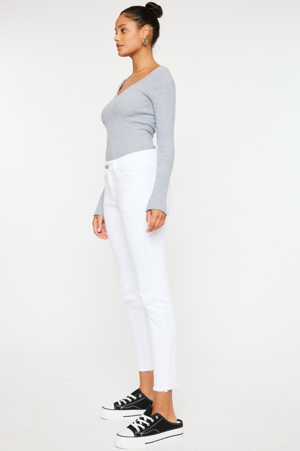 KanCan Mid Rise Ankle Skinny Jeans