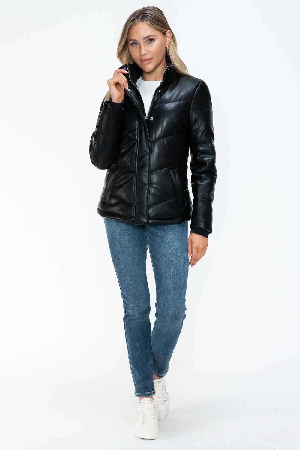 Snobbish Pocketed Puffer Jacket