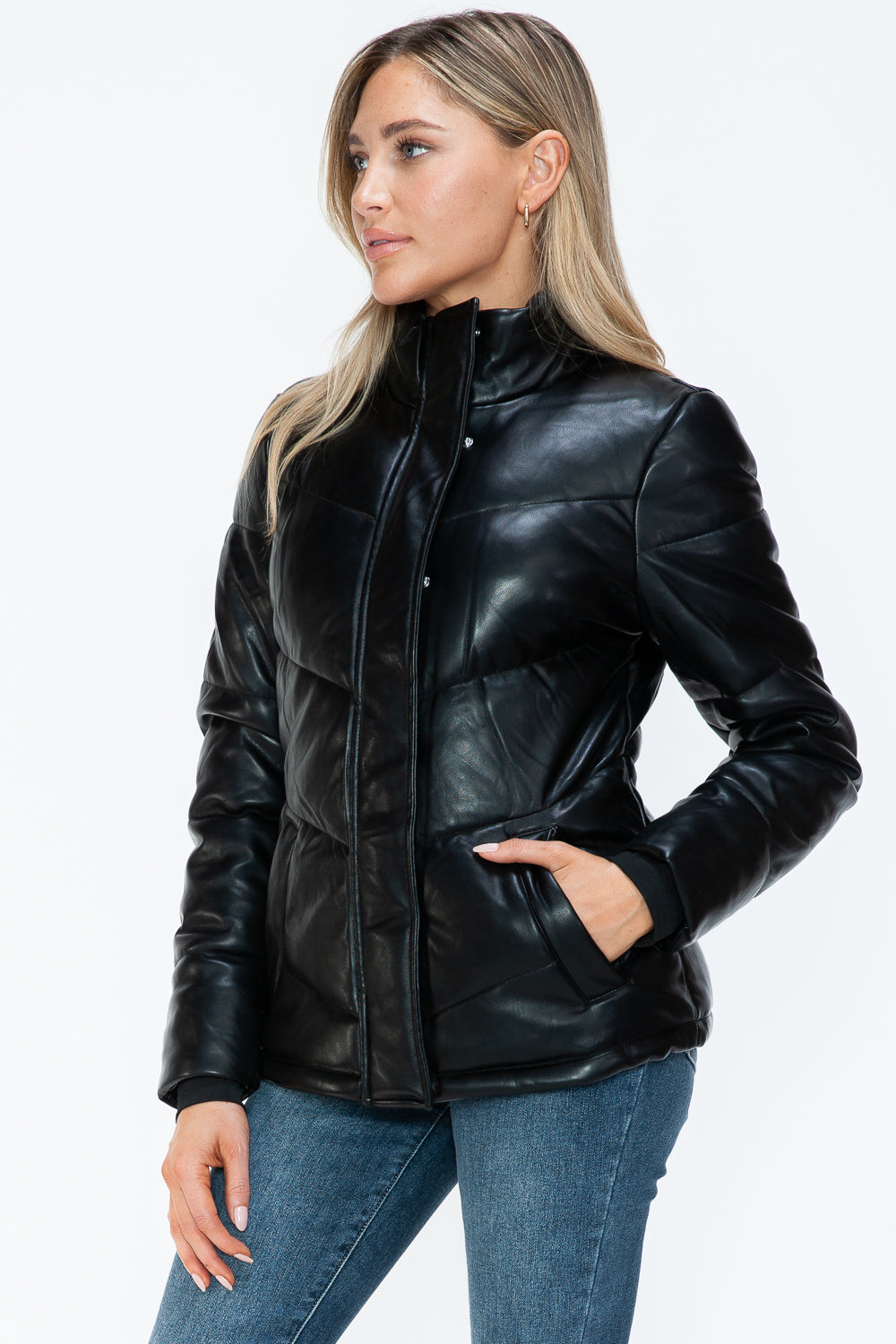 Snobbish Pocketed Puffer Jacket