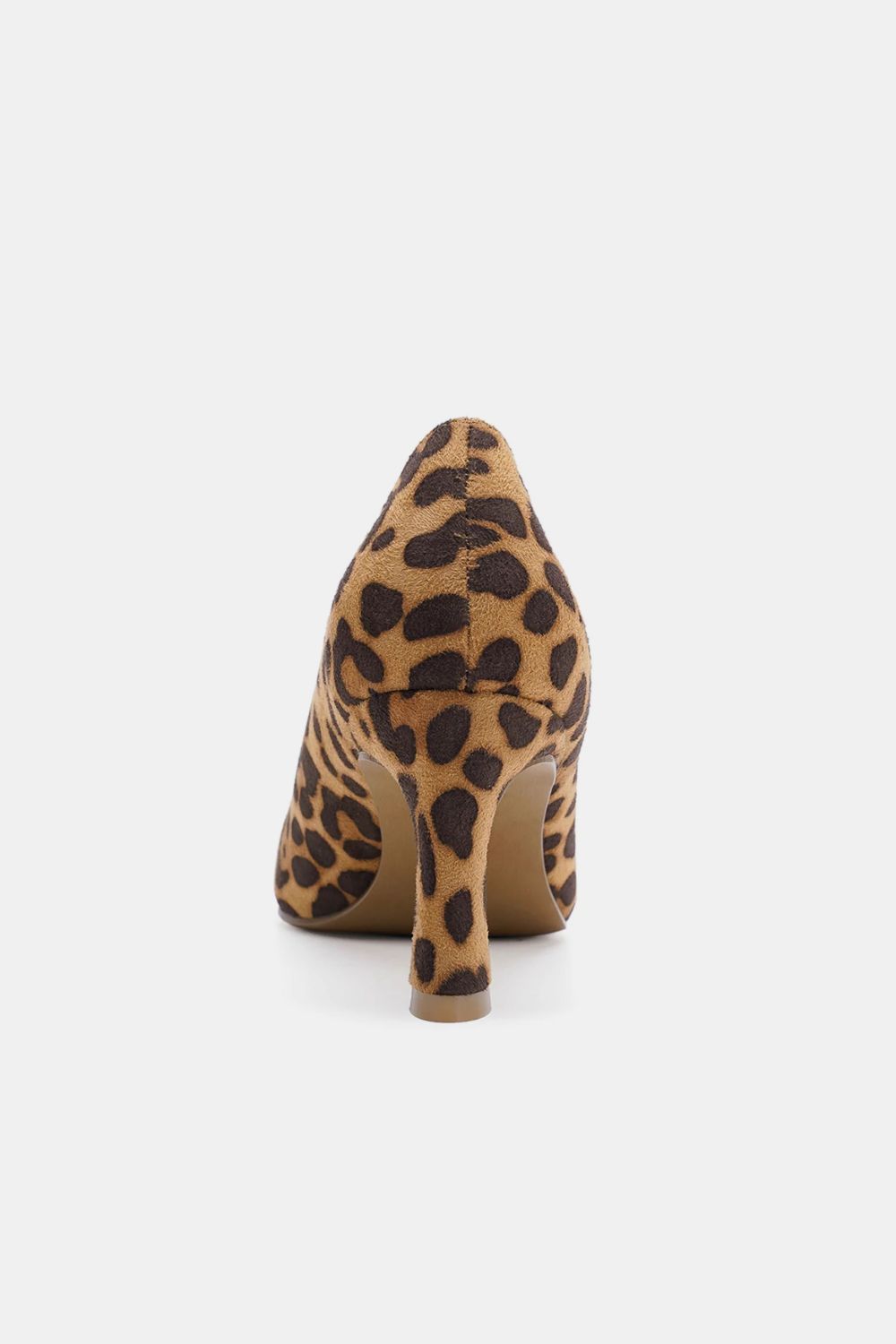 Beast Fashion Faux Suede Leopard Pumps