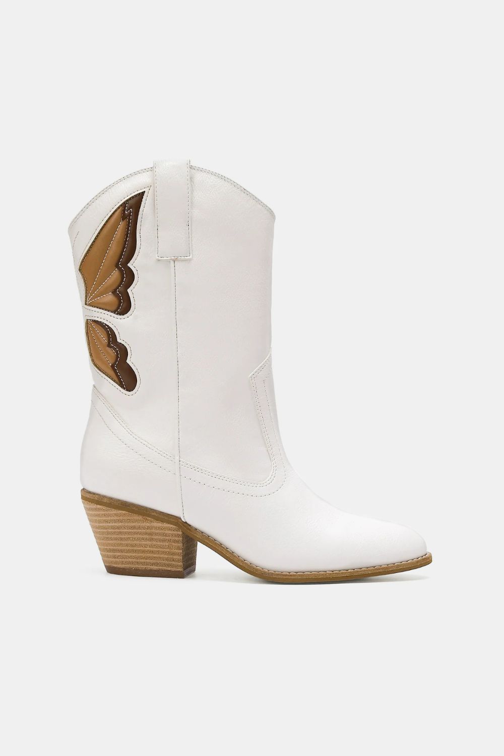 Beast Fashion Butterfly Cut Detail Boots