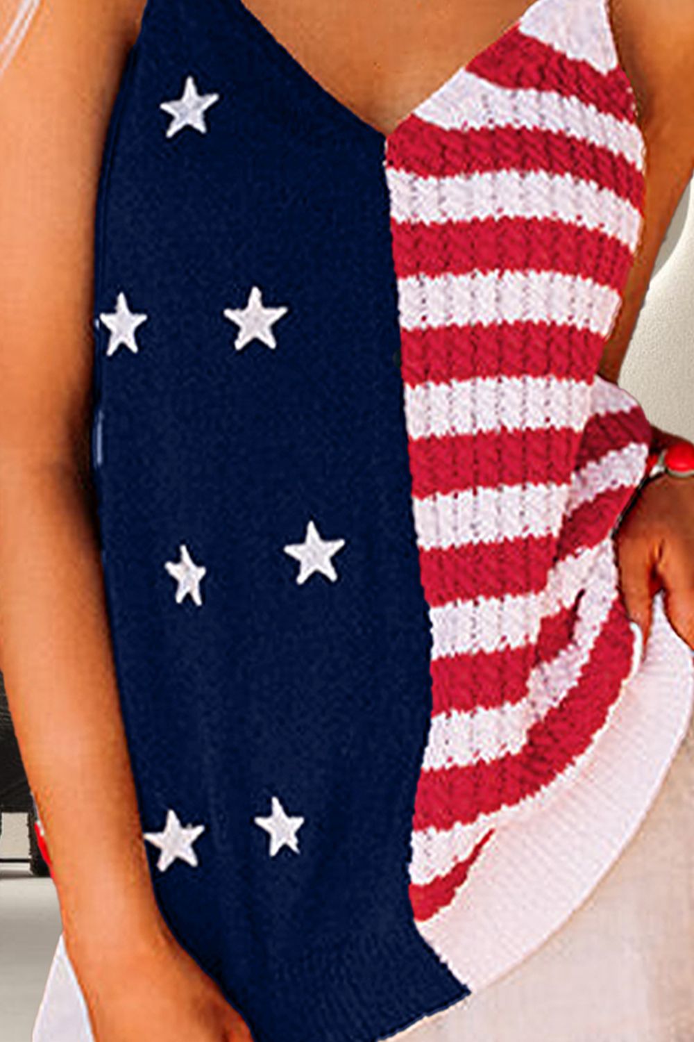 Patriotic Knit Cami