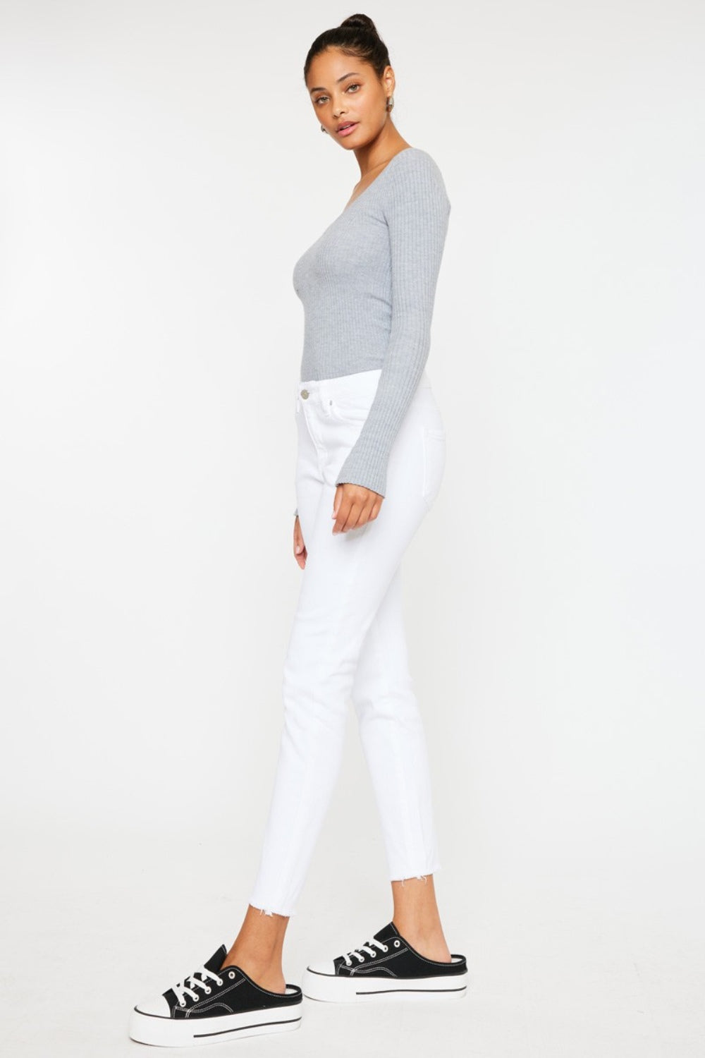 KanCan Mid Rise Ankle Skinny Jeans
