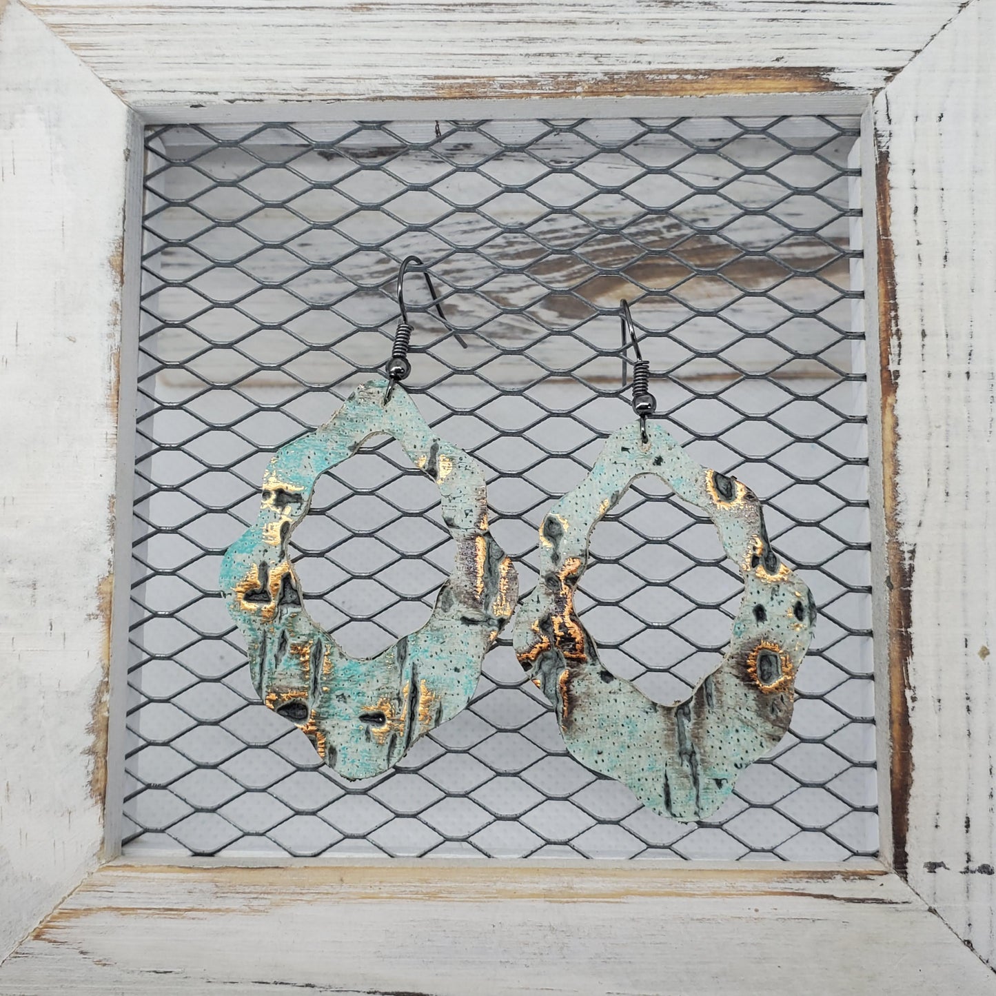 Turquoise Wildwood Leather Earrings