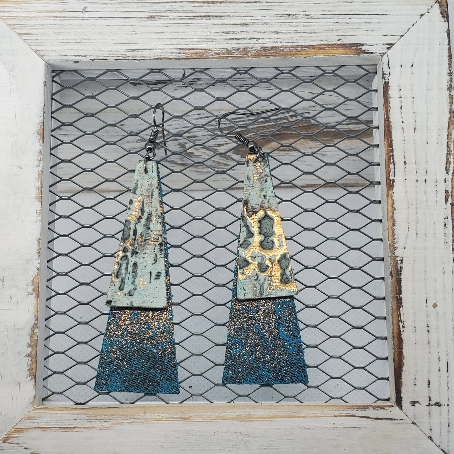 Turquoise Wildwood Leather Earrings