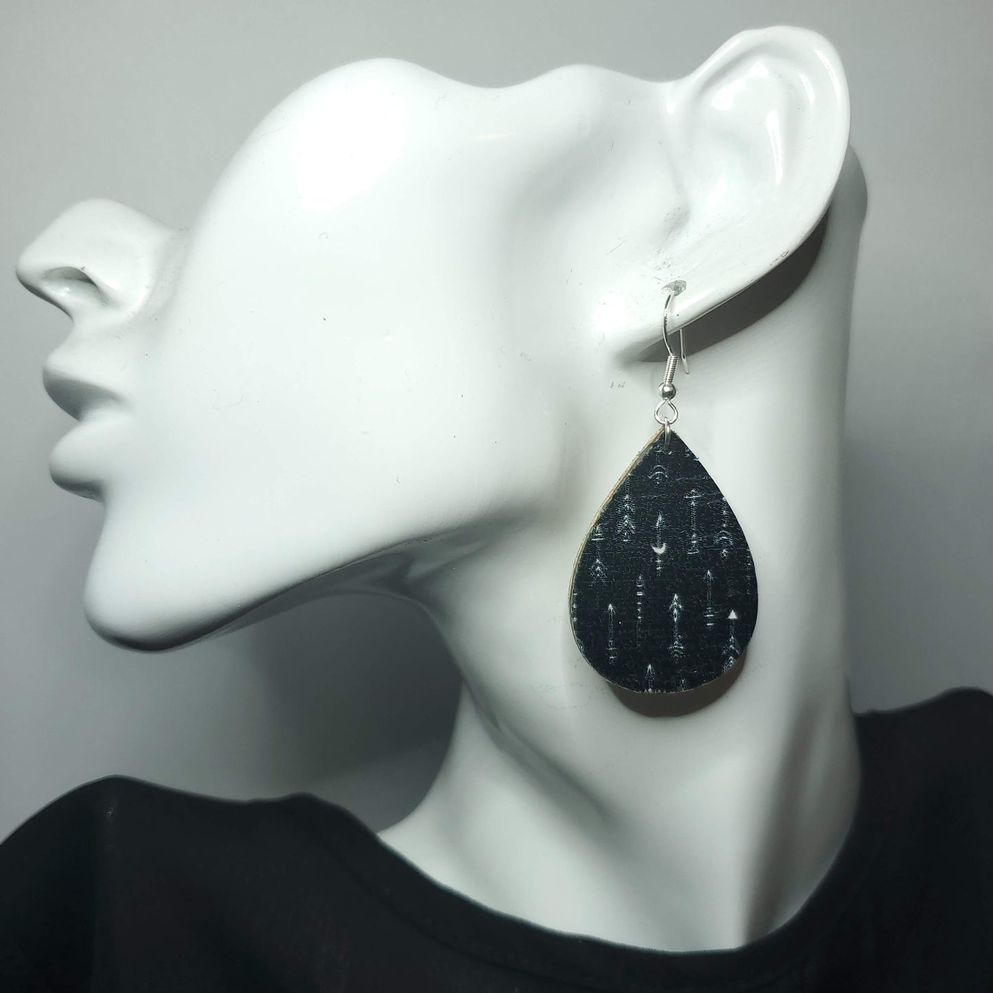Boho Arrow Cork/Leather Earrings