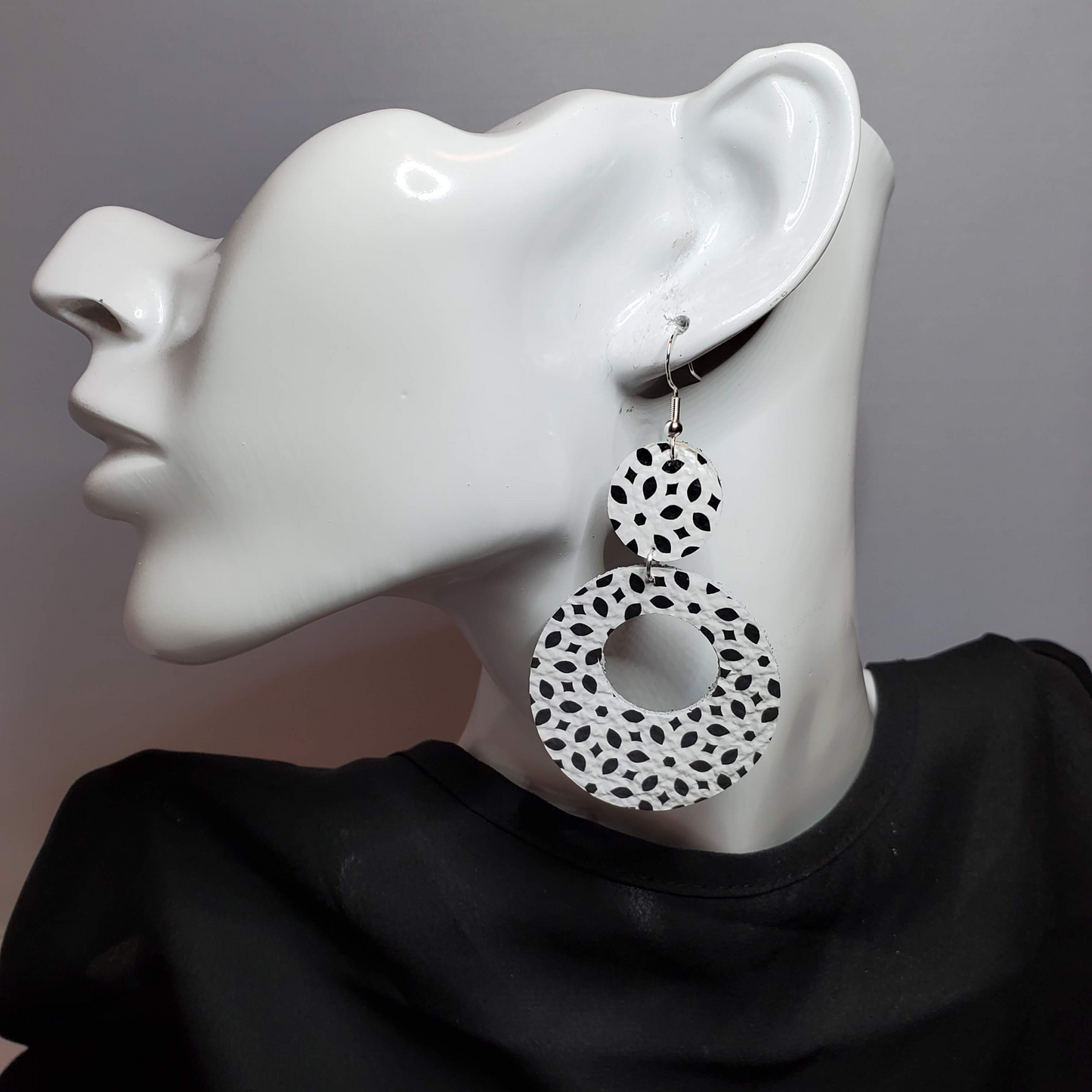 Deco Boho Leather Earrings
