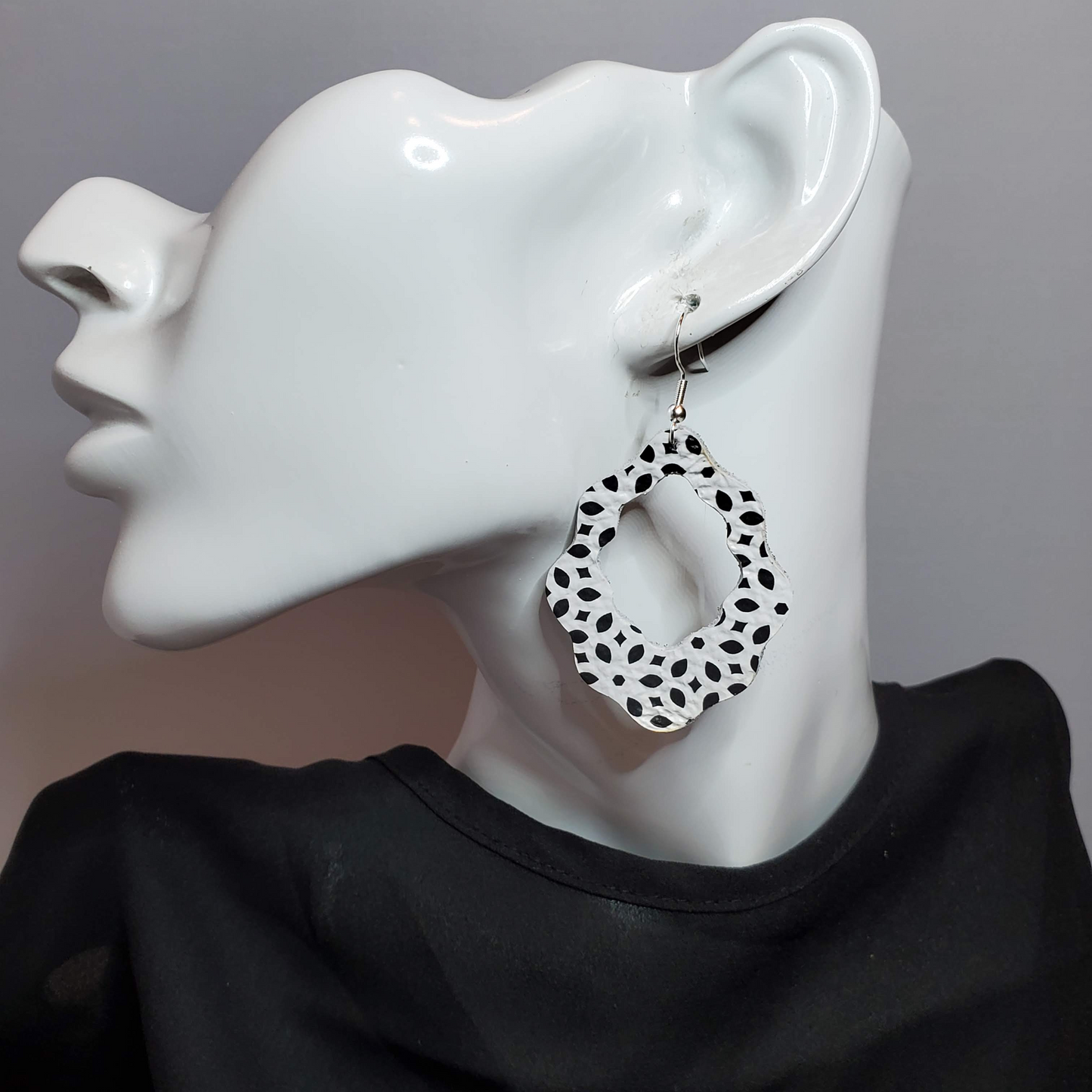 Deco Boho Leather Earrings