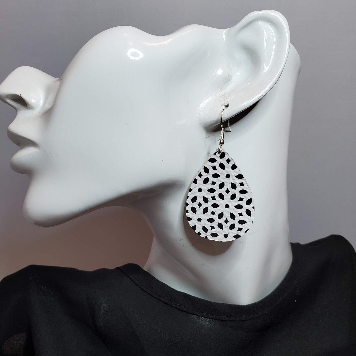 Deco Boho Leather Earrings