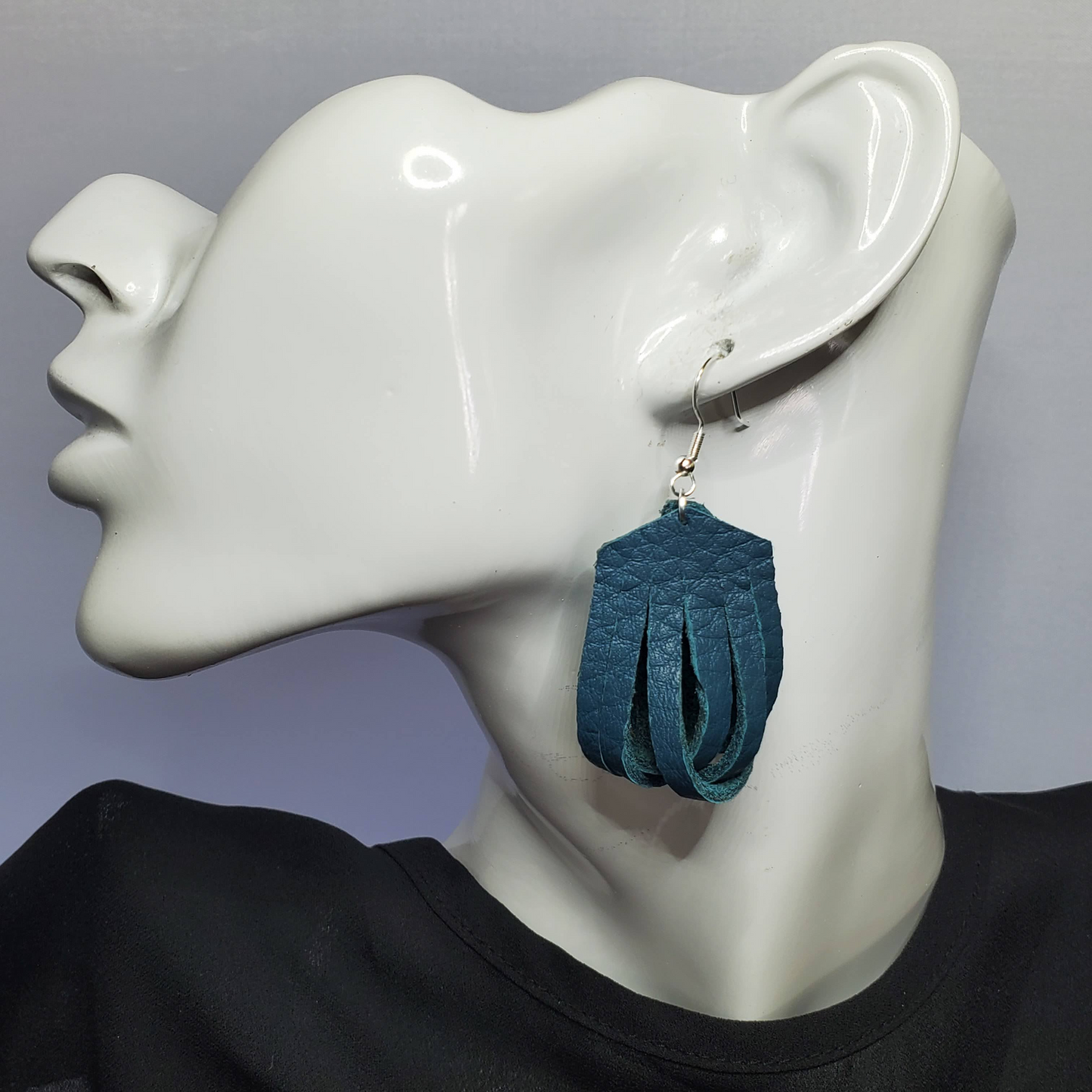 Leather Twist Earrings