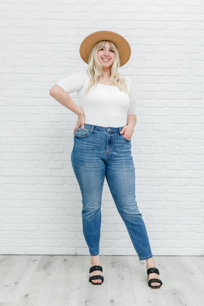 The Real Slim Shady High Waist Slim Fit Judy Blue Jeans