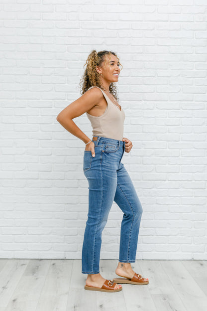 The Real Slim Shady High Waist Slim Fit Judy Blue Jeans