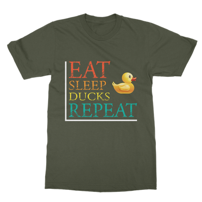Eat Sleep Ducks Repeat Classic Adult T-Shirt
