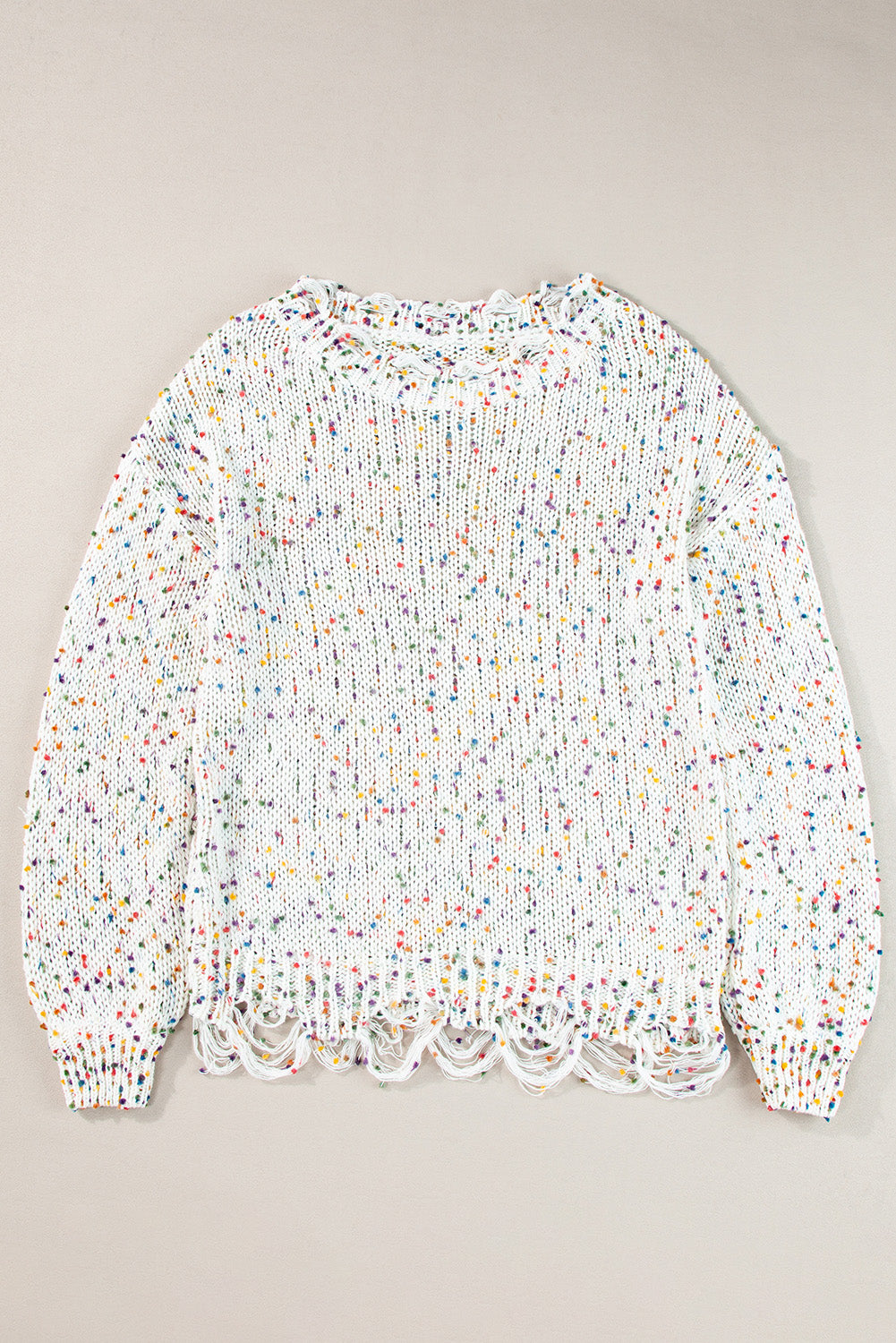 Confetti Dropped Shoulder Sweater