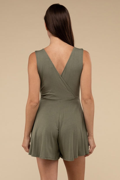 Short Sleeveless Romper