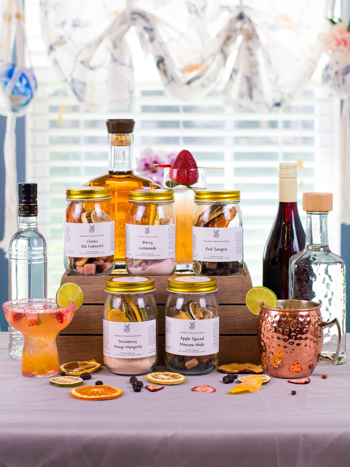 Gourmet Cocktail Kit Gift Set – Handcrafted Infusion Sampler for Cocktail Lovers