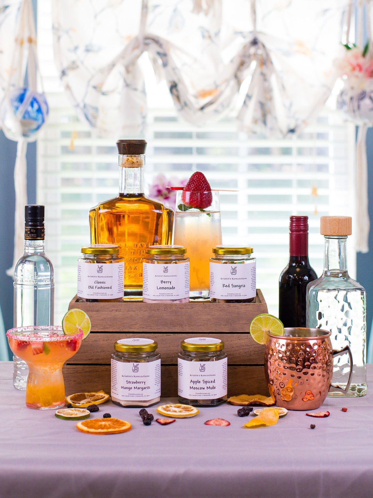 Gourmet Cocktail Kit Gift Set – Handcrafted Infusion Sampler for Cocktail Lovers
