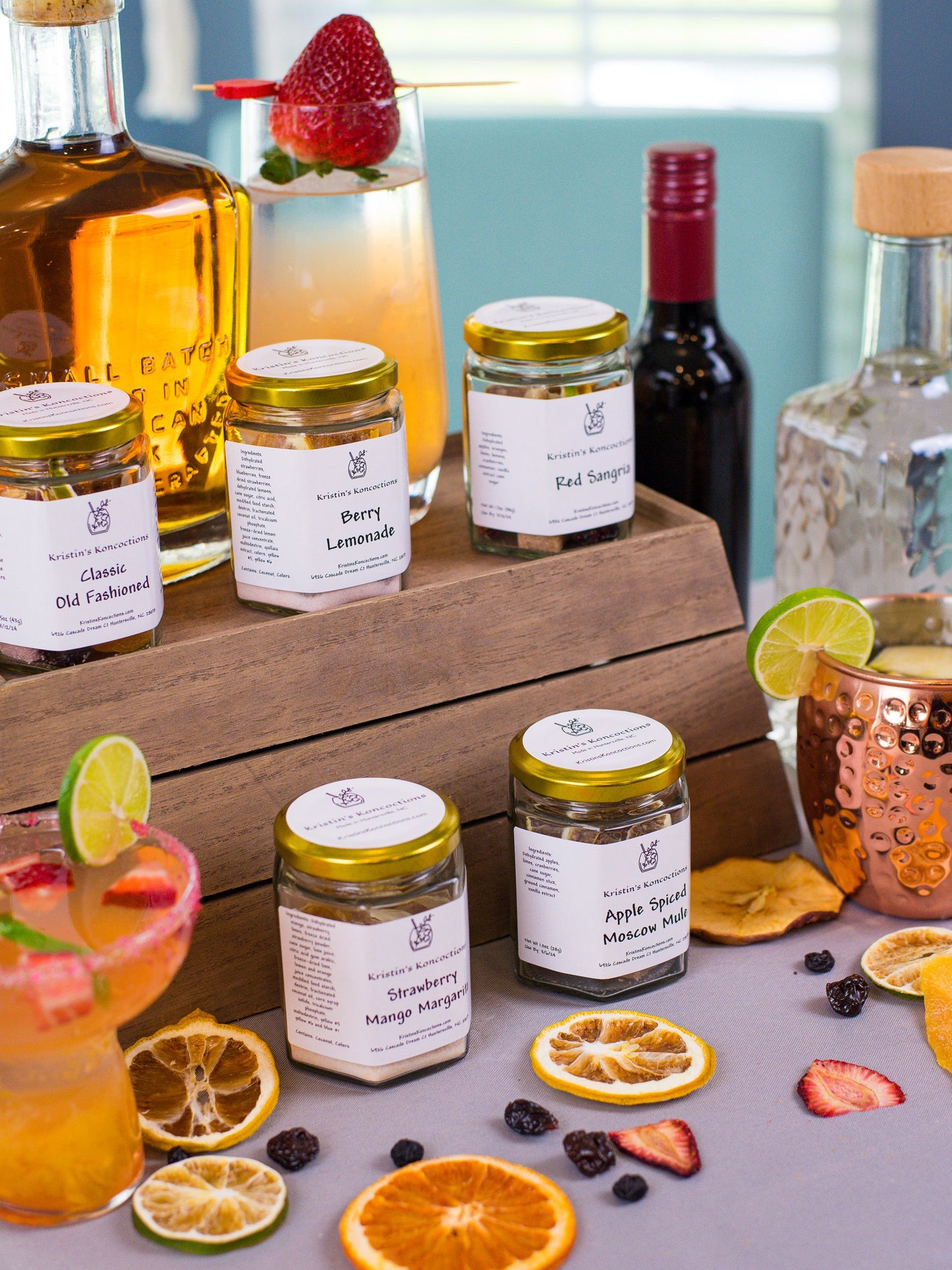 Gourmet Cocktail Kit Gift Set – Handcrafted Infusion Sampler for Cocktail Lovers