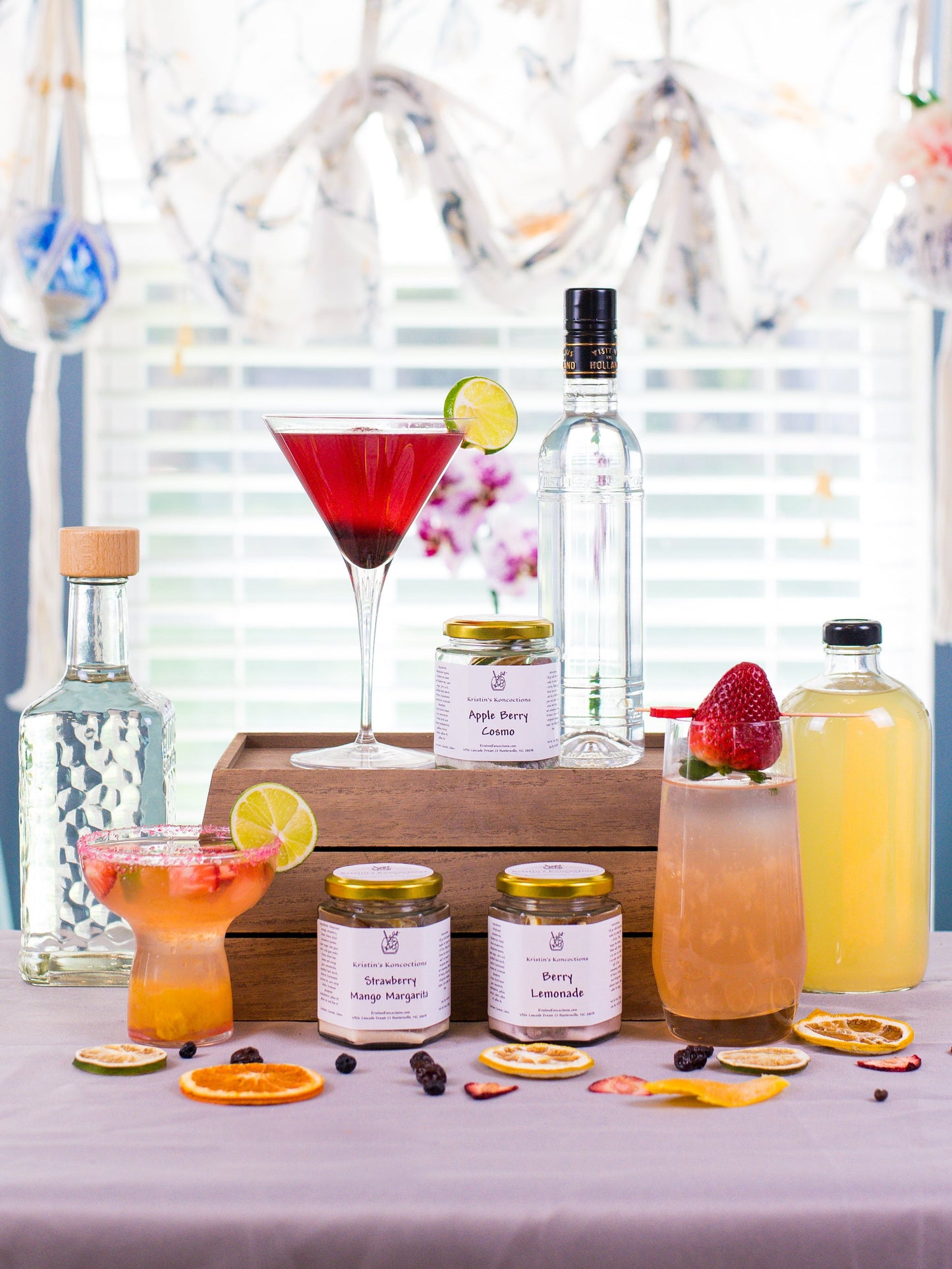 Summer Cocktail Kit Gift Set – 3-Jar Infusion Bundle for Cocktail Lovers
