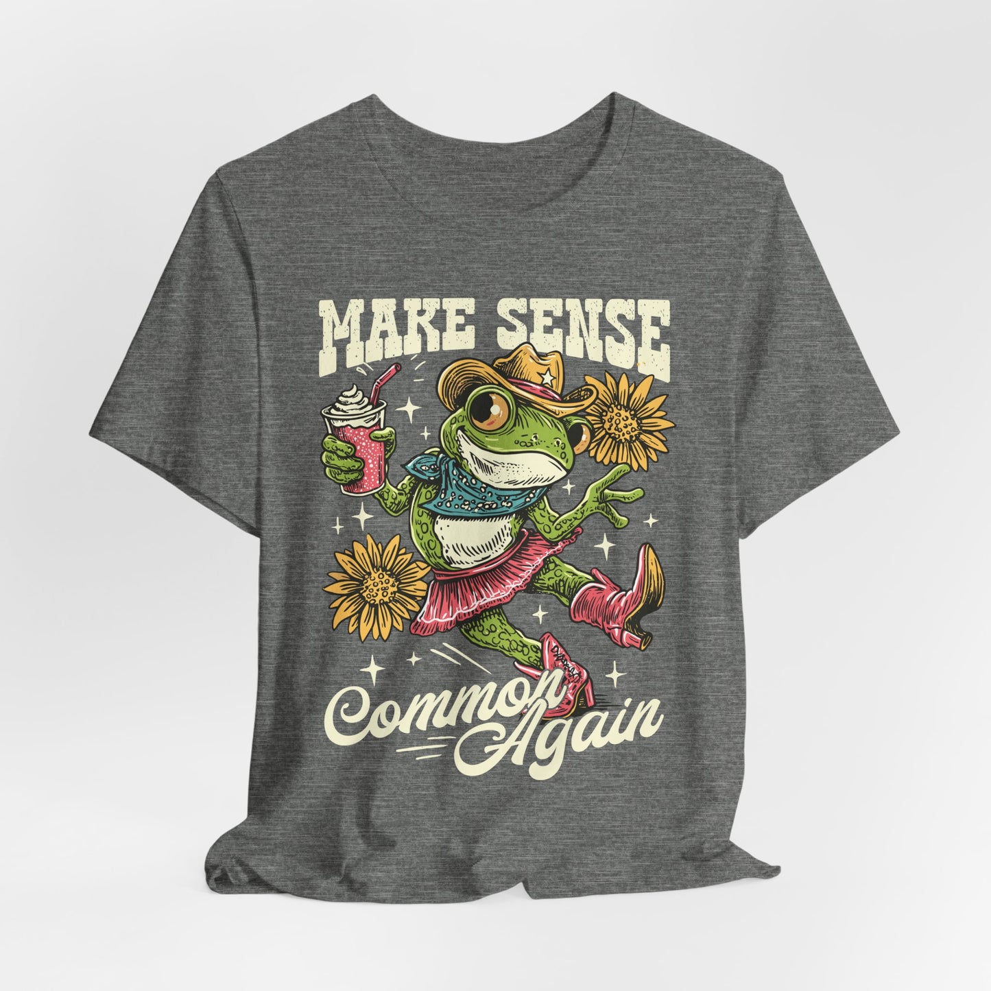 Make Sense Common Again Frog T-Shirt