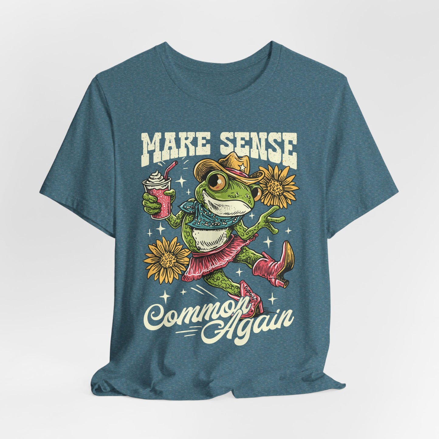 Make Sense Common Again Frog T-Shirt