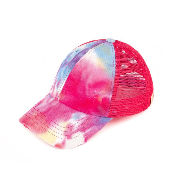 CC Kids Tie-Dye Criss-Cross Pony Cap