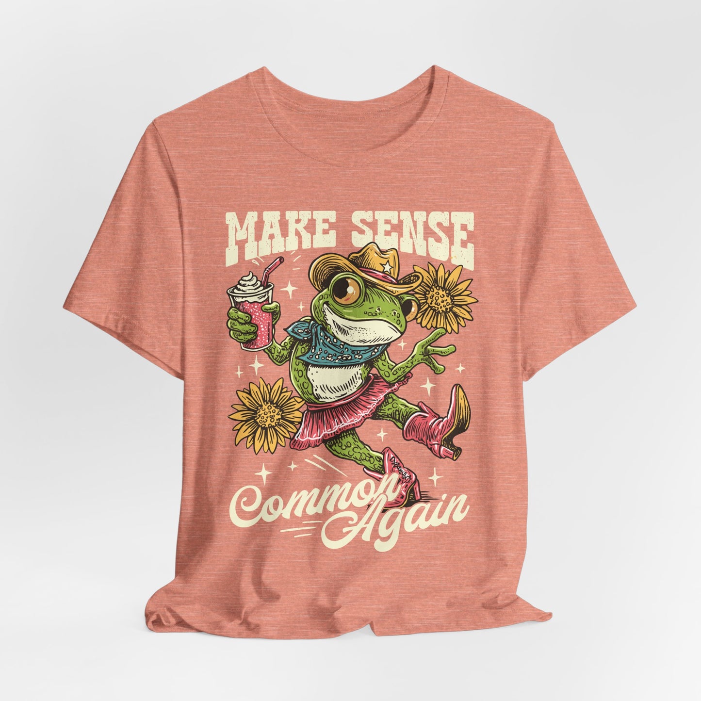 Make Sense Common Again Frog T-Shirt