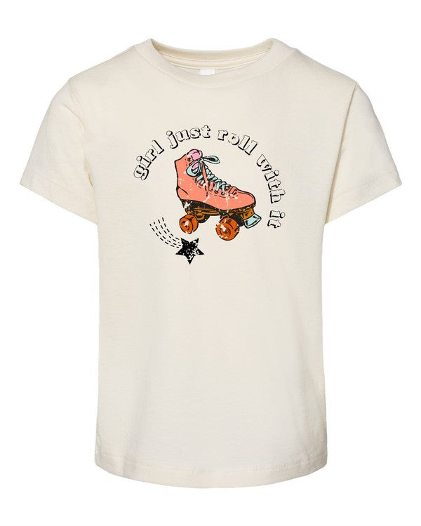 TODDLER GIRL Just Roll With It Tee