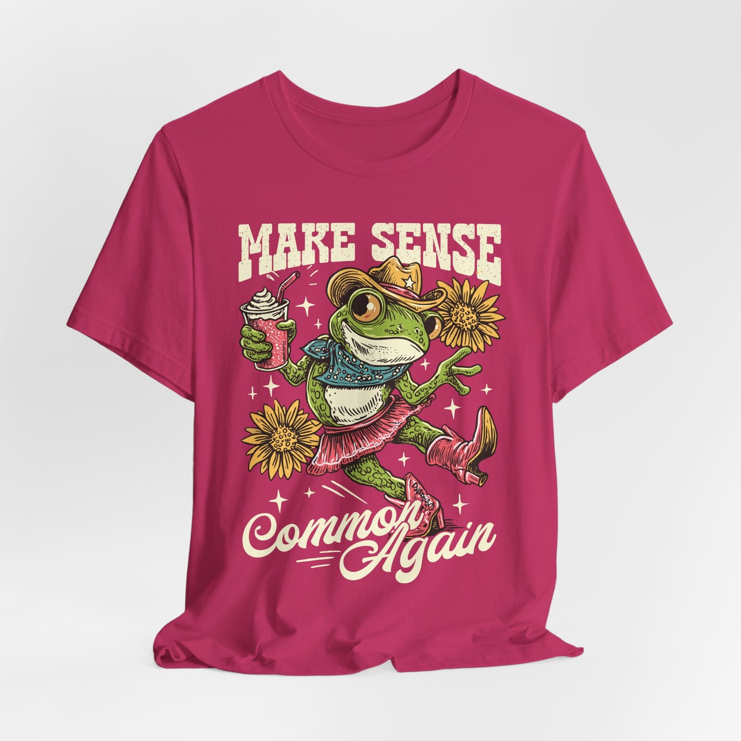 Make Sense Common Again Frog T-Shirt