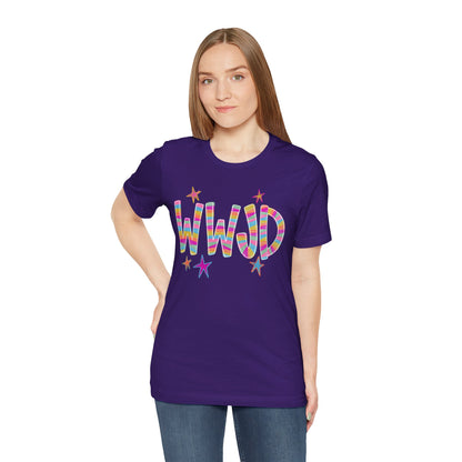 WWJD Rainbow Graphic Tee