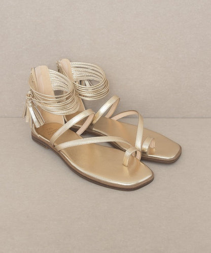 Abril - Strappy Ankle Wrap Sandal