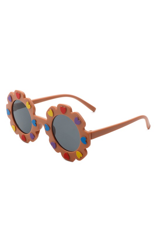 Children's Circle Heart Sunglasses