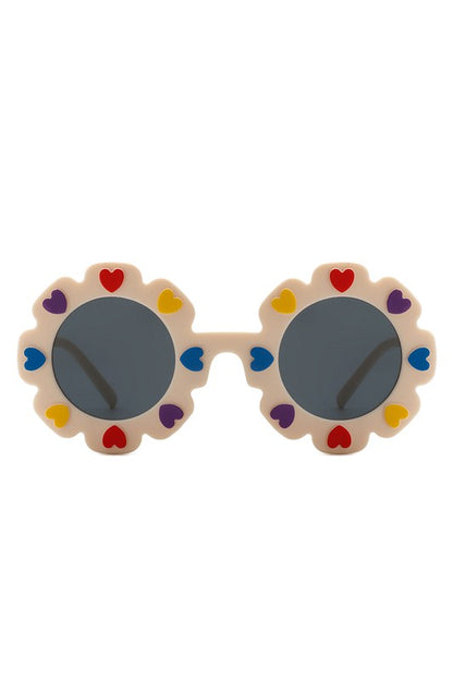 Children's Circle Heart Sunglasses