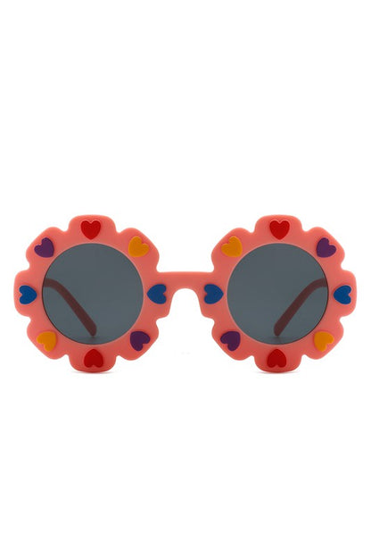 Children's Circle Heart Sunglasses