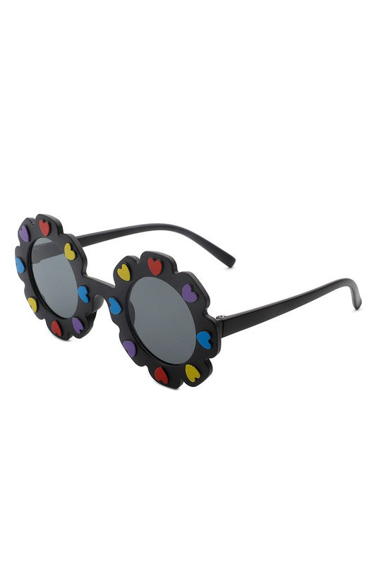 Children's Circle Heart Sunglasses