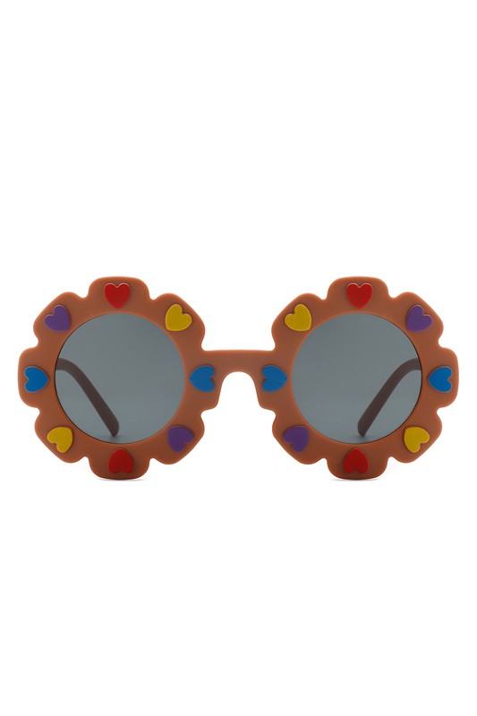 Children's Circle Heart Sunglasses